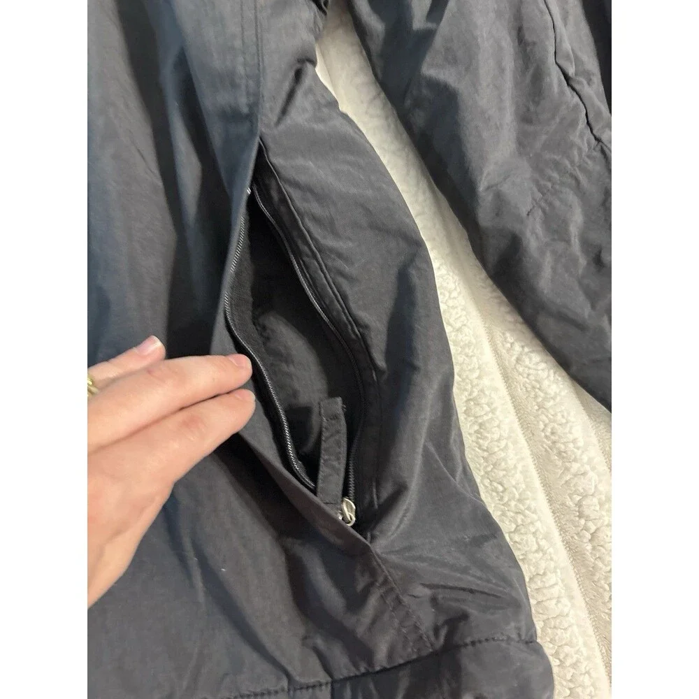 The North Face Summit Series Fleece Lined Jacket Men’s Small Black Y2K Camping